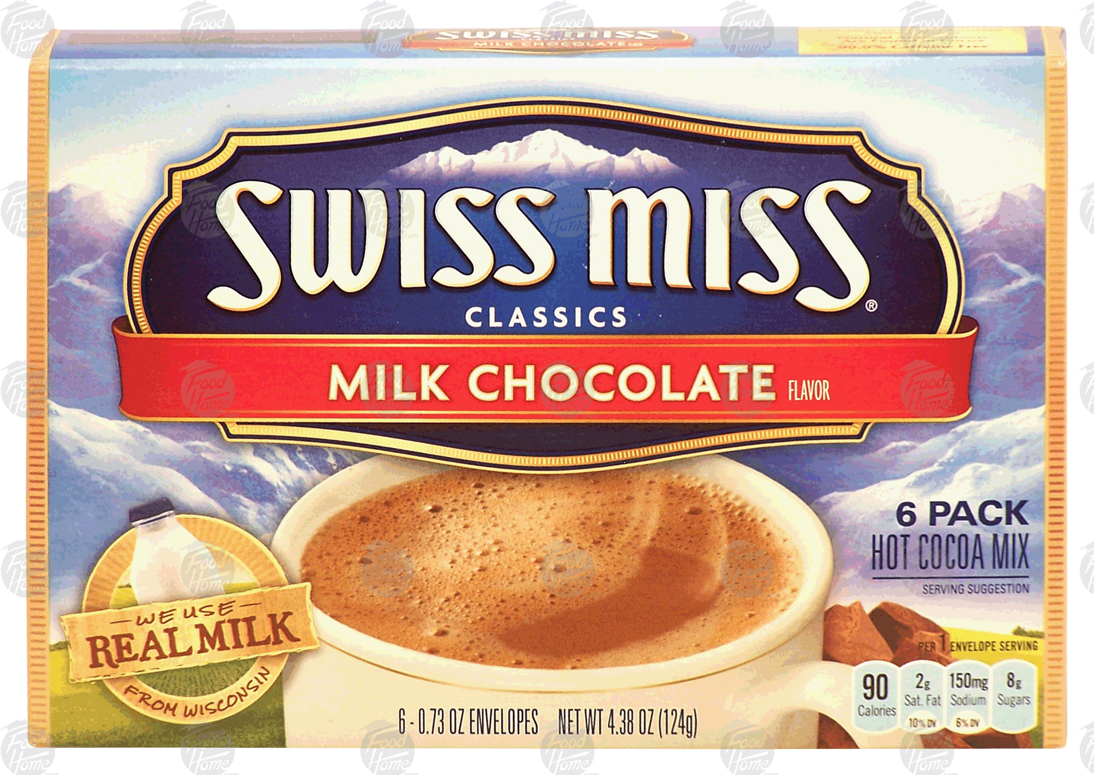 Swiss Miss Classics milk chocolate flavor hot cocoa mix, 6 ct Full-Size Picture